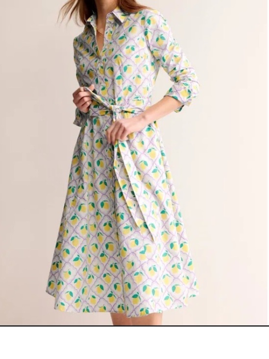 Boden Dresses & Skirts - Boden Amy Cotton Shirt Dress Size 16-18L
Lemon Grove/Lacender